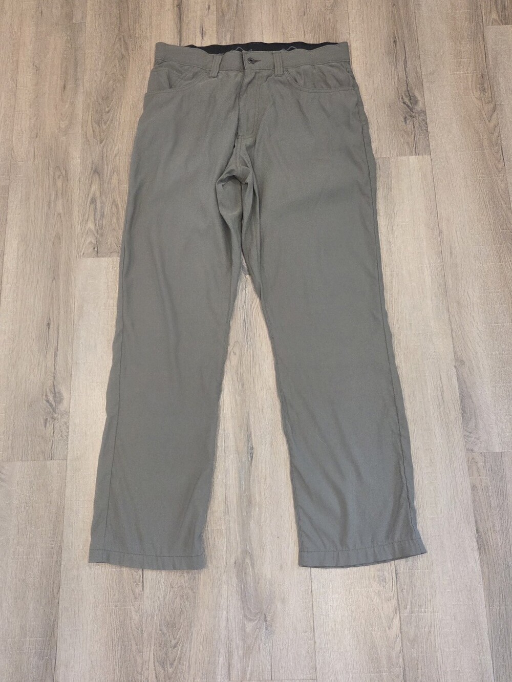 Eddie Bauer Pants Men's 32x32 (Actual 32x31) Stretch Outdoor Nylon Hiking Olive
